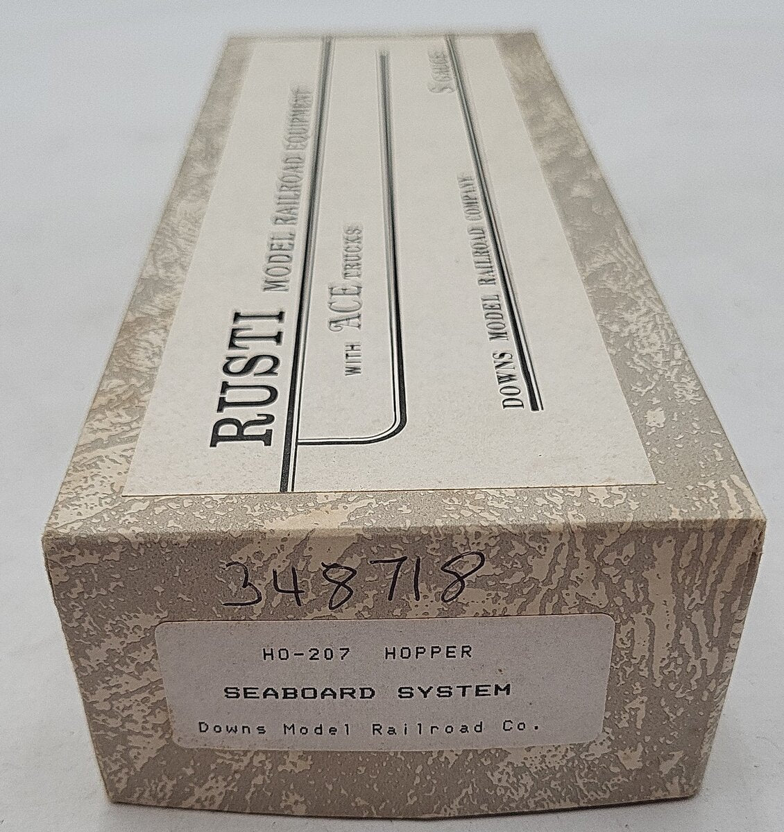 Downs Model RR S Scale Seaboard System Hopper #348718 LN/Box