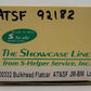 S-Helper 00332 S Scale ATSF Bulkhead Flatcar w/JM Load #92182 LN/Box