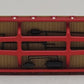 S-Helper 00332 S Scale ATSF Bulkhead Flatcar w/JM Load #92182 LN/Box