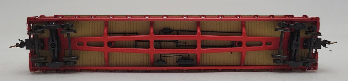 S-Helper 00332 S Scale ATSF Bulkhead Flatcar w/JM Load #92182 LN/Box