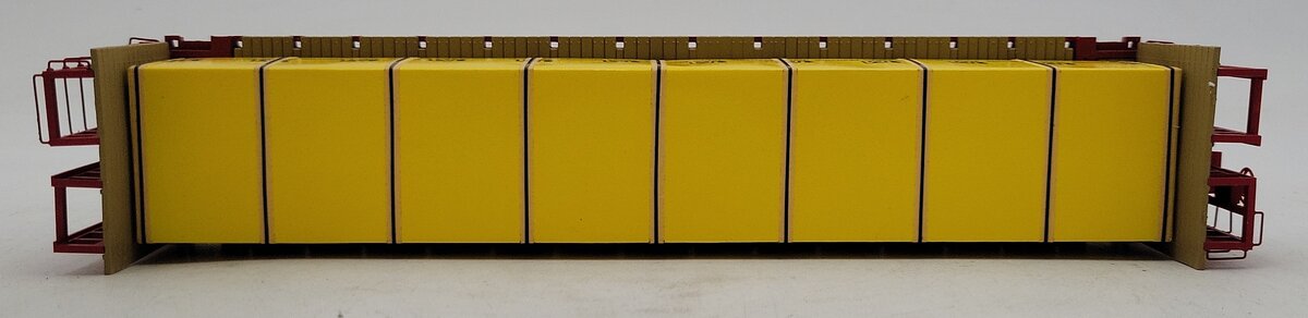 S-Helper 00332 S Scale ATSF Bulkhead Flatcar w/JM Load #92182 LN/Box