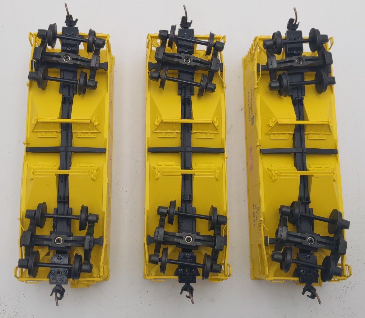 S-Helper 01111 S-Scale Green Bay & Western Offset 2-Bay Hopper 3-Car Set A EX/Box