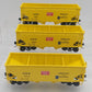 S-Helper 01111 S-Scale Green Bay & Western Offset 2-Bay Hopper 3-Car Set A EX/Box