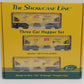 S-Helper 01111 S-Scale Green Bay & Western Offset 2-Bay Hopper 3-Car Set A EX/Box