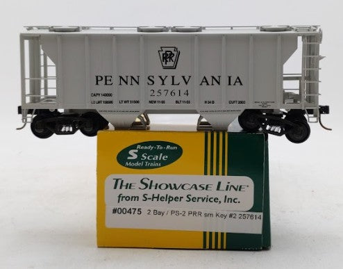 S-Helper 00475 S Scale PS-2 Pennyslvania 2-Bay Hooper LN/Box