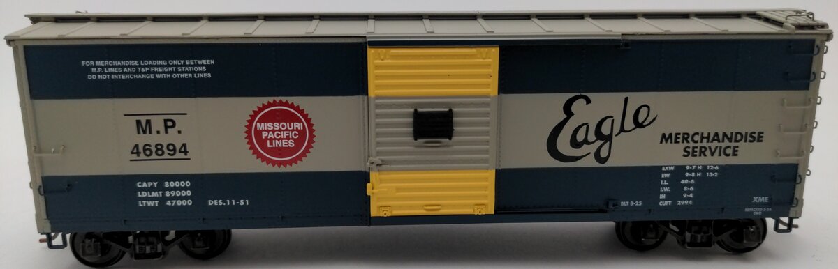 S-Helper 01009 S Scale RTR Missouri Pacific Boxcar #46894 LN/Box
