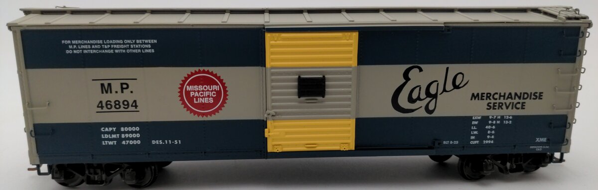 S-Helper 01009 S Scale RTR Missouri Pacific Boxcar #46894 LN/Box