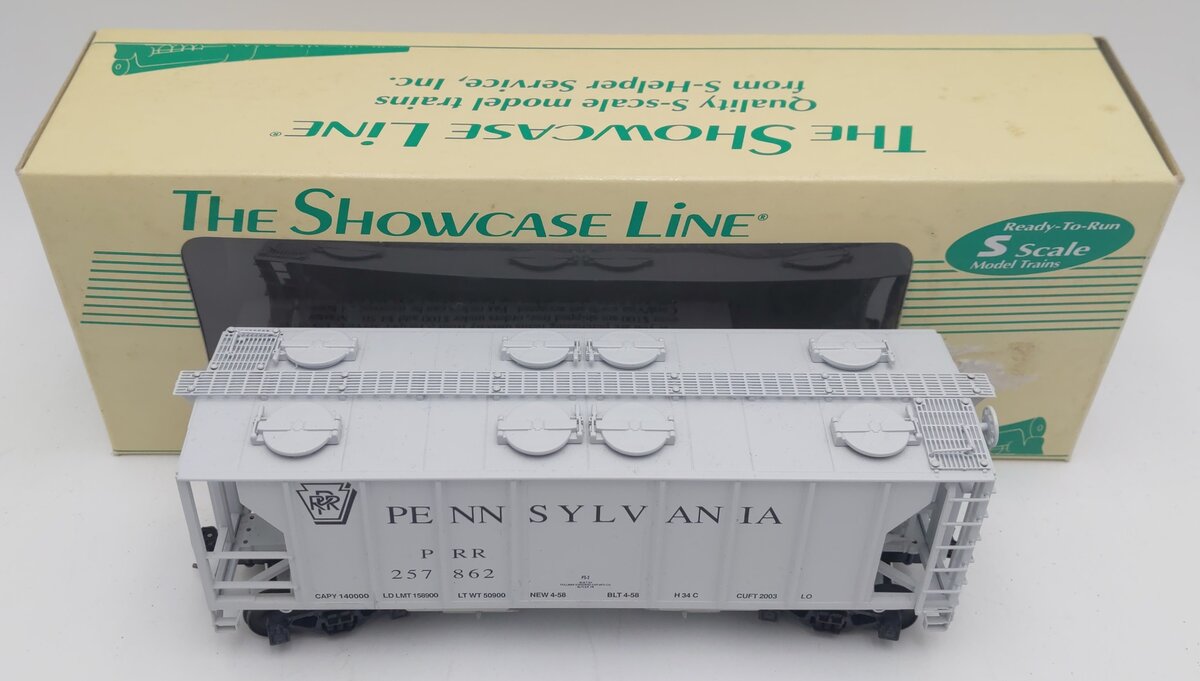 S-Helper 00026-6 Pennsylvania Keystone Hopper Car #257862 VG/Box