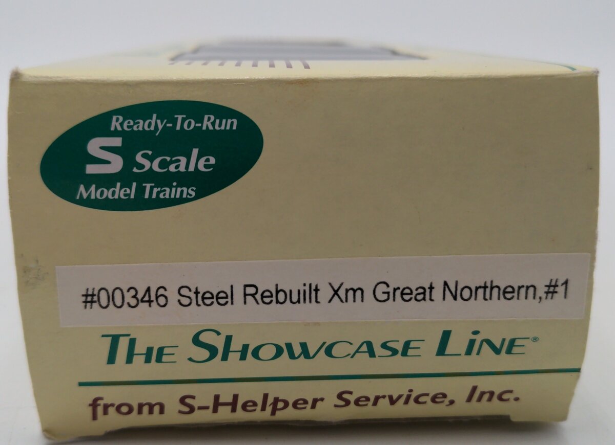 S-Helper 00346 S Scale Great Northern Steel Rebuilt Boxcar #27003 LN/Box