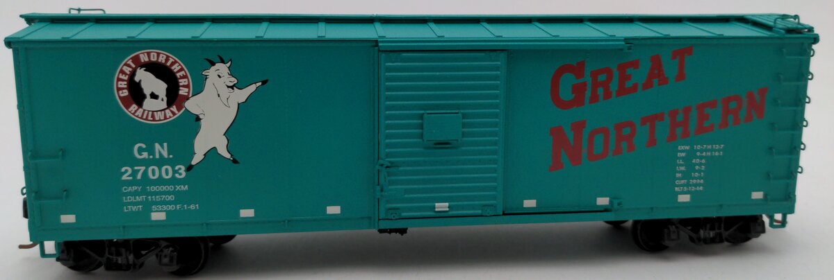 S-Helper 00346 S Scale Great Northern Steel Rebuilt Boxcar #27003 LN/Box