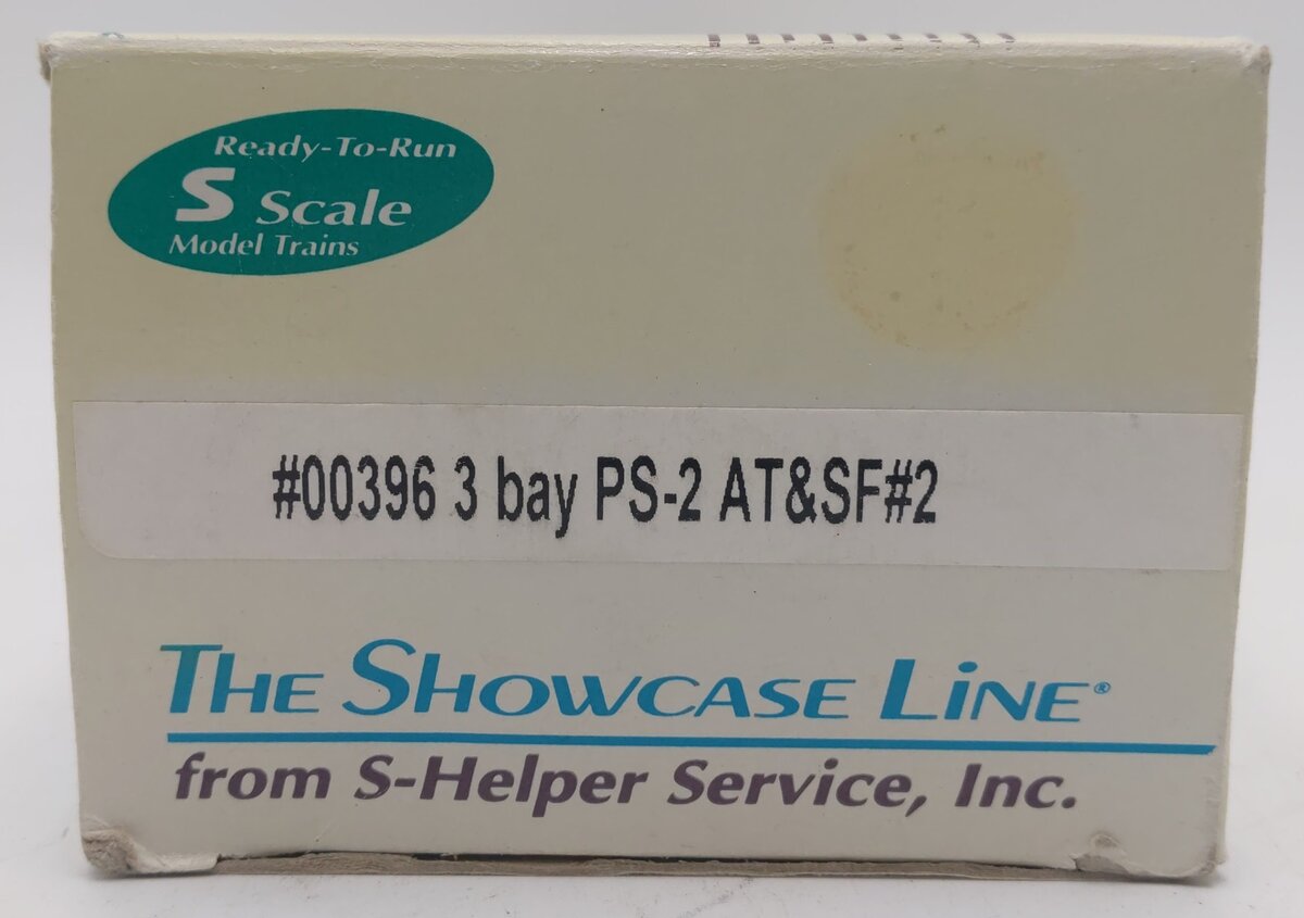 S-Helper 00396 S-Scale Atchison Topeka Santa Fe PS-2 3-Bay Hopper Car #300412 LN/Box