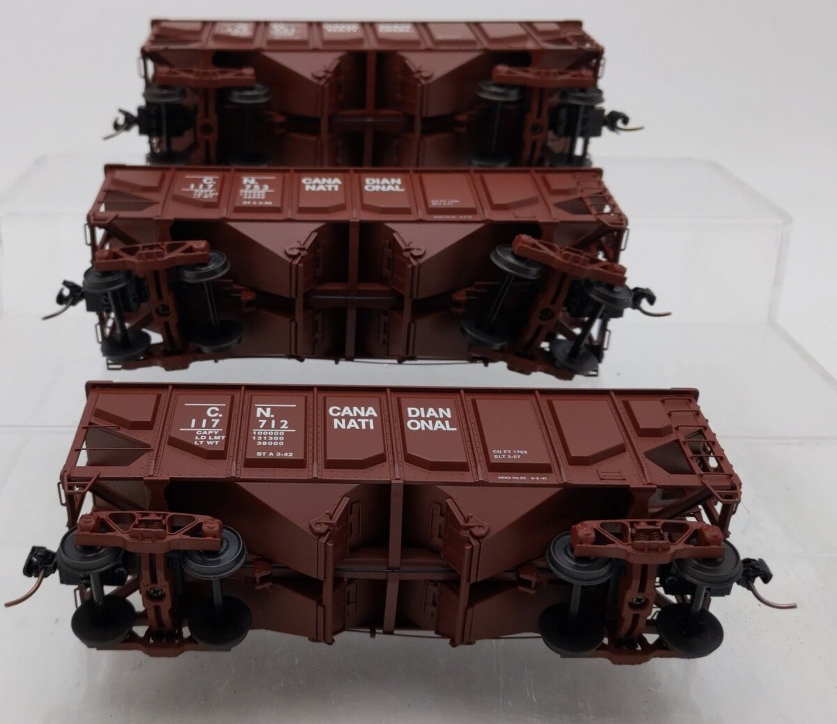 S-Hepler 01172 S Canadian National 3 Car Hopper Set #117631 #117712 #117753 LN/Box