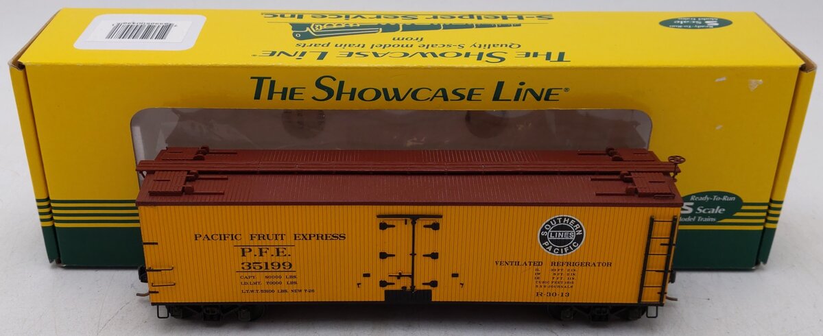 S-Helper 00498 S Scale Pacific Fruit Express Reefer Car #35199 EX/Box