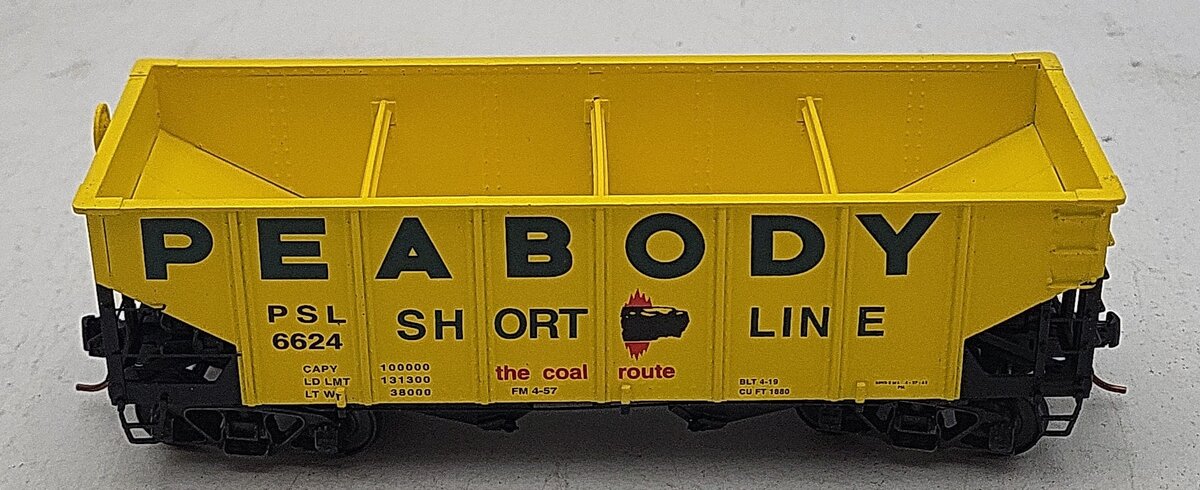 S-Helper 01207 S Scale PSL Peabody USRA Hopper Freight Car #6624 LN/Box