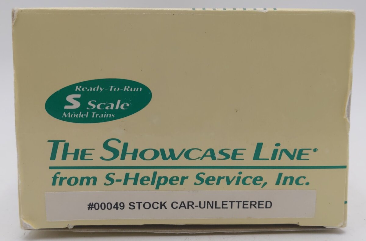 S-Helper 00049 Unlettered Stock Car LN/Box