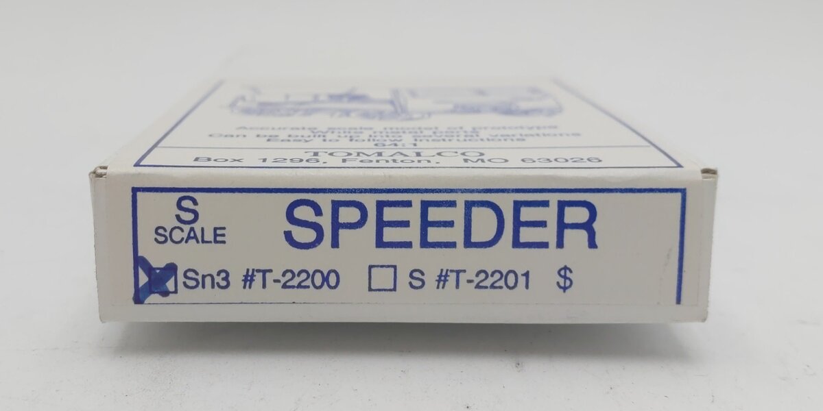 Tomalco T-2200 S Scale Speeder White Metal Parts Accurate Model of Prototype Kit MT/Box