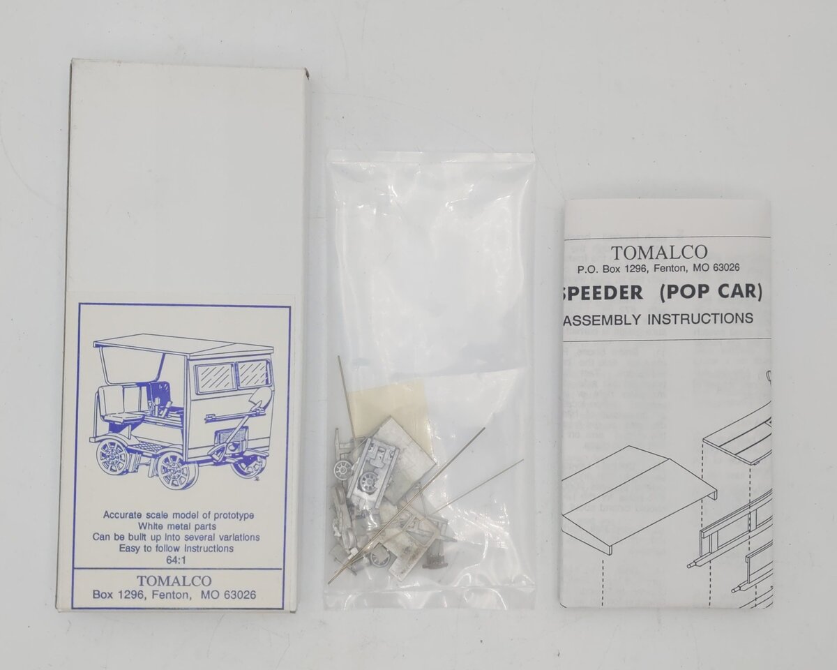 Tomalco T-2200 S Scale Speeder White Metal Parts Accurate Model of Prototype Kit MT/Box