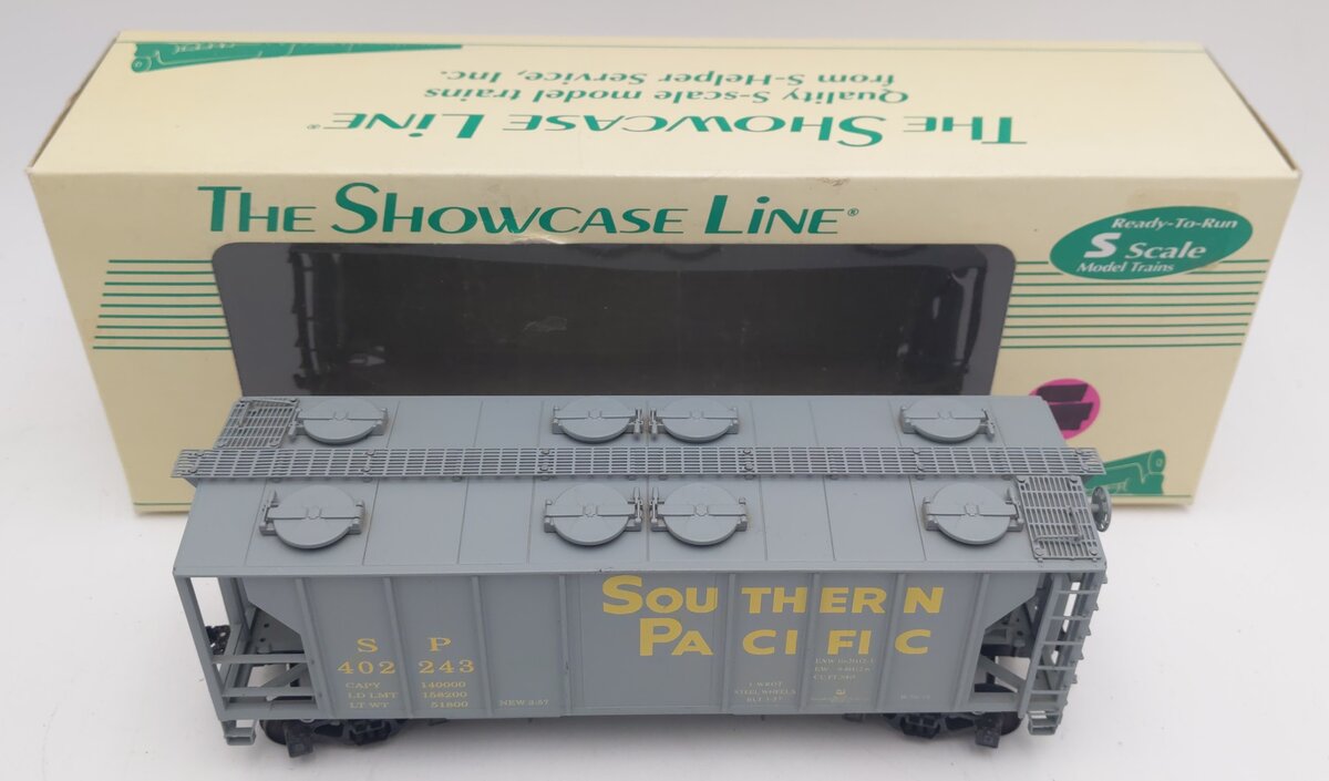 S-Helper 00091 S Gauge Southern Pacific 2-Bay PS-2 Hopper #402243 EX/Box