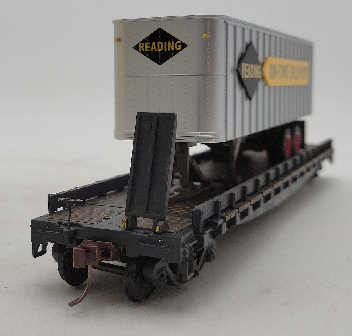 S-Helper 01810 S Scale Reading Flat Car & Trailer #8904 EX/Box