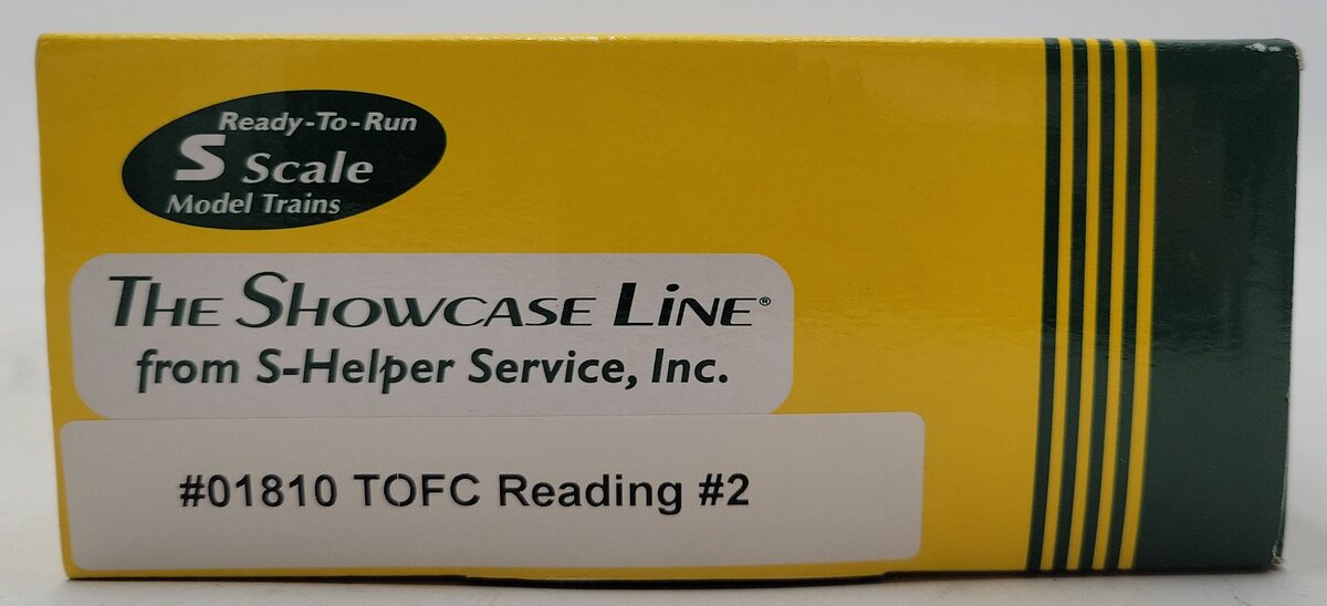 S-Helper 01810 S Scale Reading Flat Car & Trailer #8904 EX/Box
