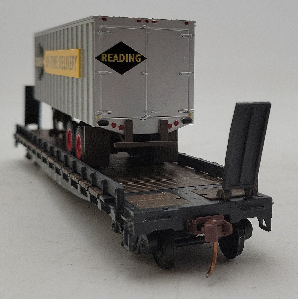S-Helper 01810 S Scale Reading Flat Car & Trailer #8904 EX/Box