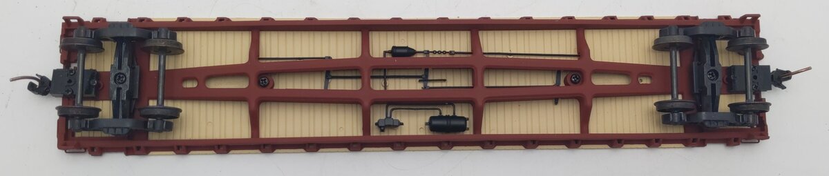 S-Helper 00167 S-Scale Standard Unlettered Red Flat Car LN/Box