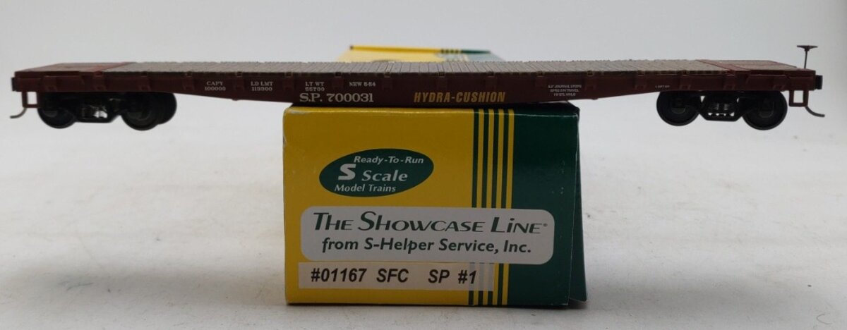 S-Helper 01167 S Scale Southern Pacific Standard Flat Car #700031 LN/Box
