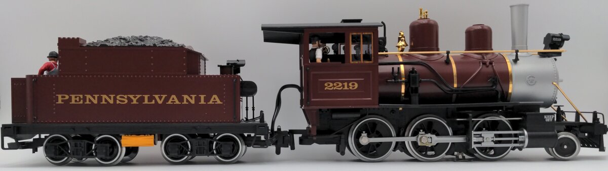 LGB 2219S Pennsylvania Steam Locomotive & Tender w/ Electronic Sound EX/Box