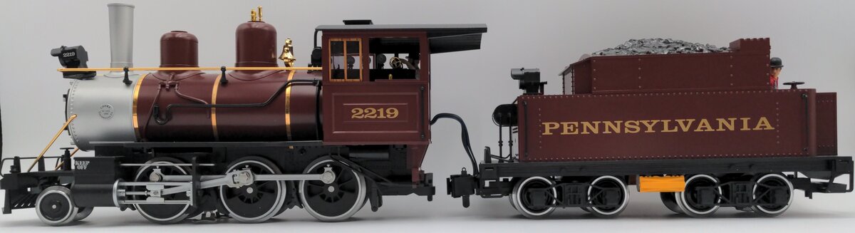 LGB 2219S Pennsylvania Steam Locomotive & Tender w/ Electronic Sound EX/Box