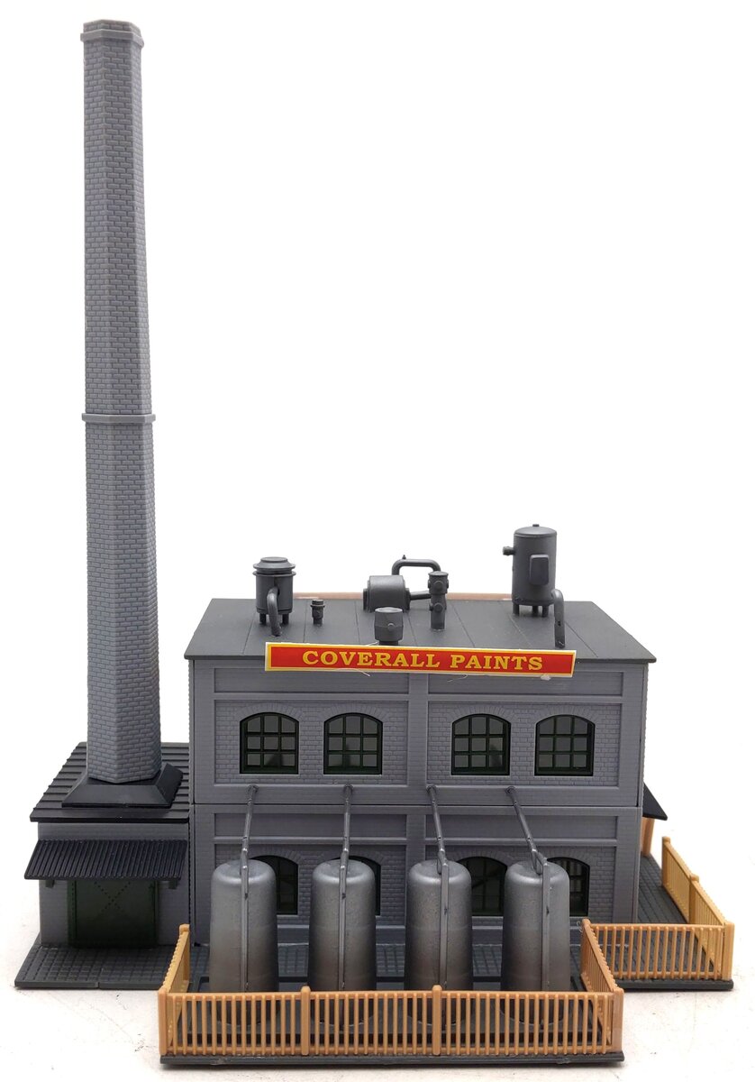 Model Power 2589 N Coverall Paints Built Up Lighted LN/Box