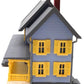 Model Power 2560 N Scale Jordan's House Buil Up Lighted W2 Hand Painted Figures LN/Box