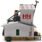 Woodland Scenics BR4949 N Built-&-Ready H&H Feed Mill Building W/LED LN