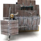 Woodland Scenics BR4949 N Built-&-Ready H&H Feed Mill Building W/LED LN