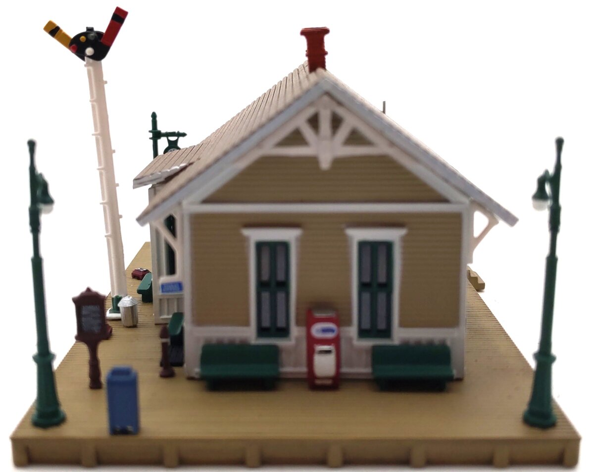 Woodland Scenics BR4928 N Built-&-Ready Dansbury Depot Building LN/Box