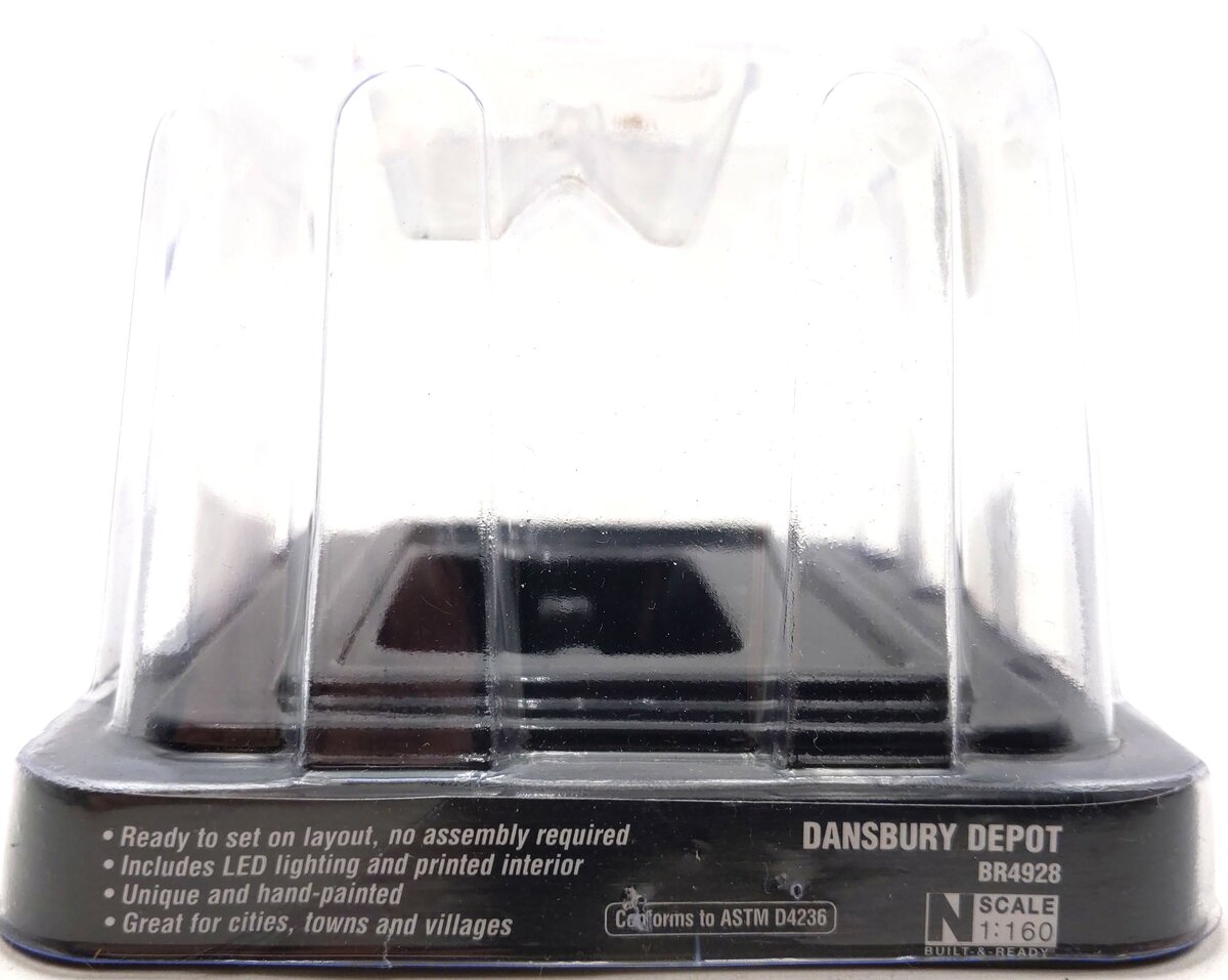 Woodland Scenics BR4928 N Built-&-Ready Dansbury Depot Building LN/Box