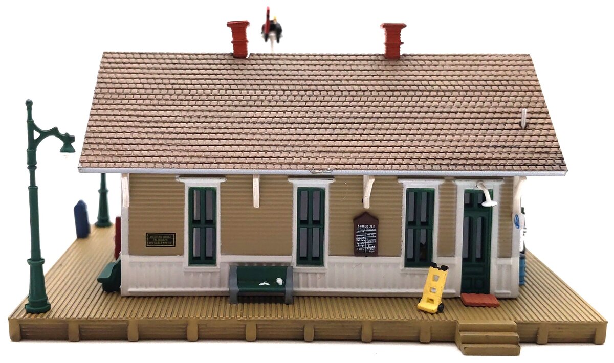 Woodland Scenics BR4928 N Built-&-Ready Dansbury Depot Building LN/Box