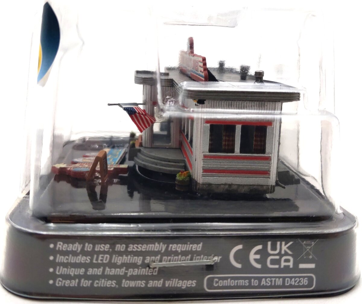 Woodland Scenics BR4956 N Built-N-Ready Miss Molly's Diner W/LED LN/Box