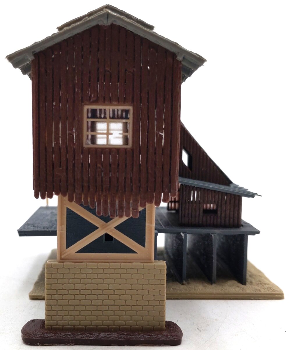 Model Power 2563 N Scale Assembled Blue Coal Depot EX/Box