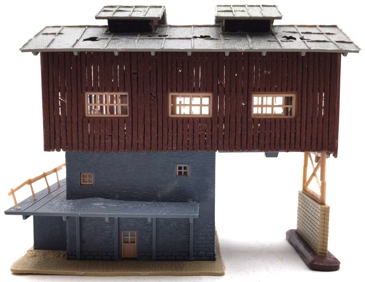 Model Power 2563 N Scale Assembled Blue Coal Depot EX/Box