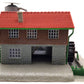 Model Power 2567 N Scale Saw Mill Built Up Lighted W/-2 Handpainted Figures EX/Box