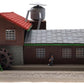 Model Power 2567 N Scale Saw Mill Built Up Lighted W/-2 Handpainted Figures EX/Box