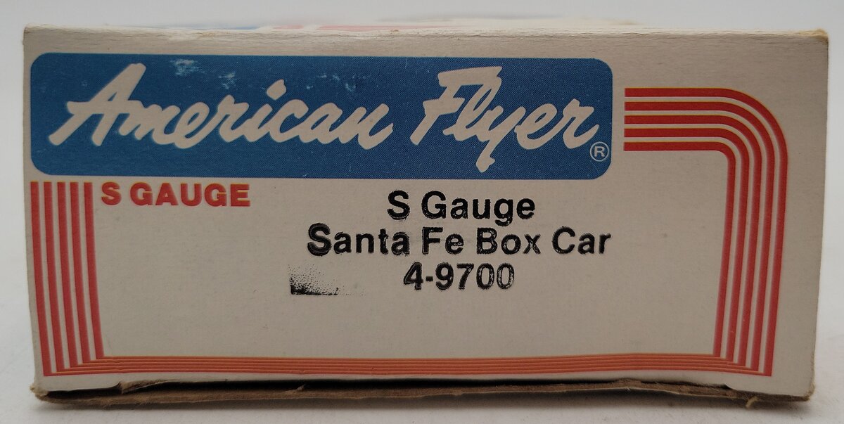 American Flyer 4-9700 S Gauge Atchison Topeka Santa Fe Box Car[High-Rail] LN/Box