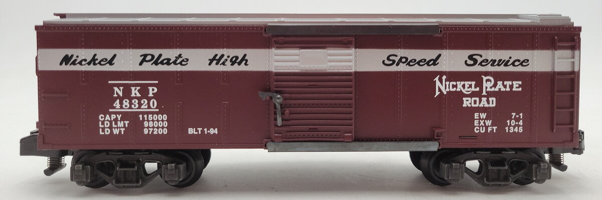 American Flyer 6-48320 S Gauge Nickel Plate Road Boxcar #48320[High-Rail] LN/Box