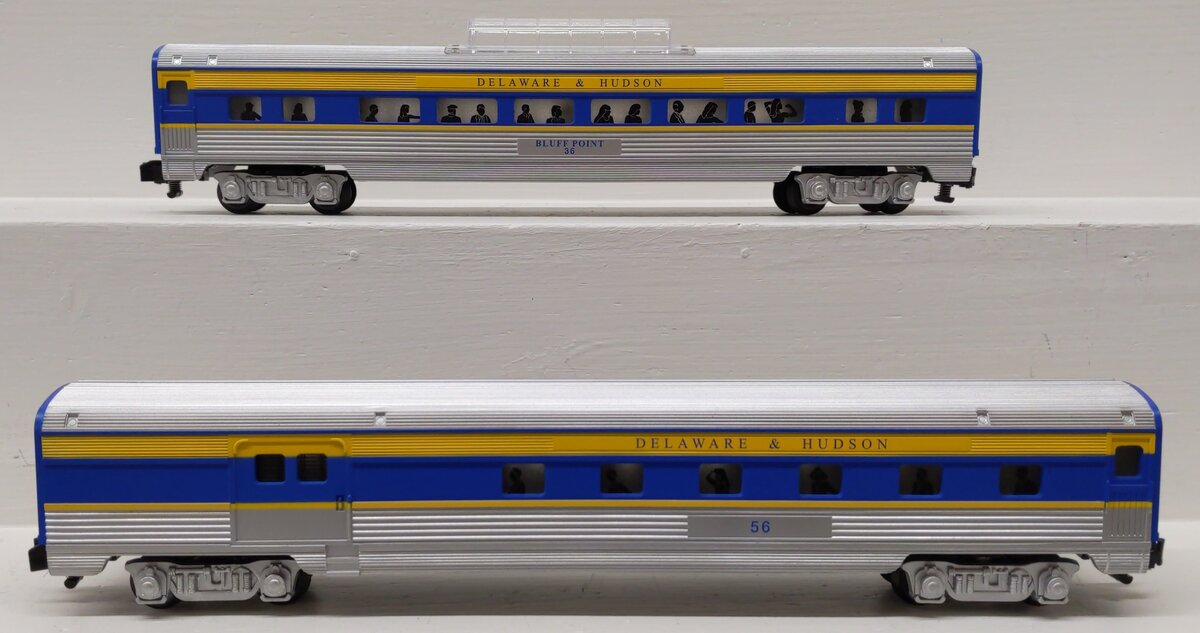 American Flyer 6-47903 S Delaware & Hudson Streamliner Diner & Vista Dome #43/36 LN/Box