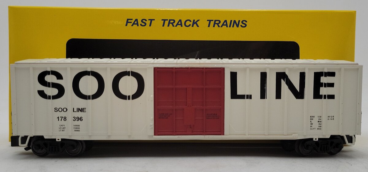 American Models 1512 S Gauge Soo Line 50' Box Car #178396 [Hi-Rail] EX/Box