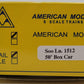 American Models 1512 S Gauge Soo Line 50' Box Car #178396 [Hi-Rail] EX/Box