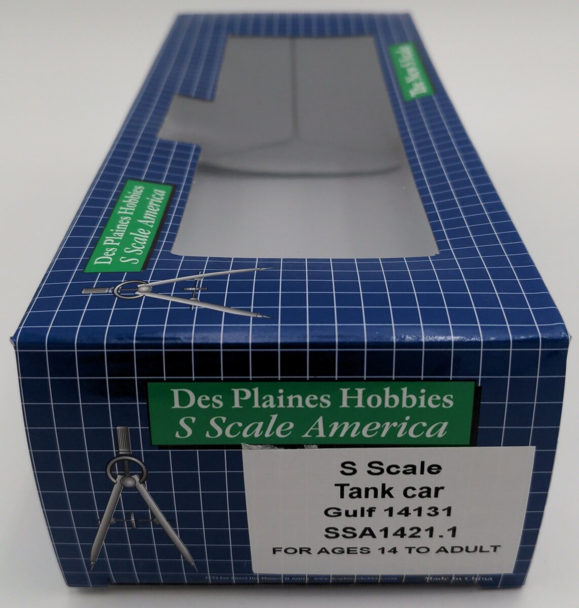 Des Plaines Hobbies SSA1421.1 S Gauge WRNX Gulf Tank Car #14131 [High-Rail] VG/Box