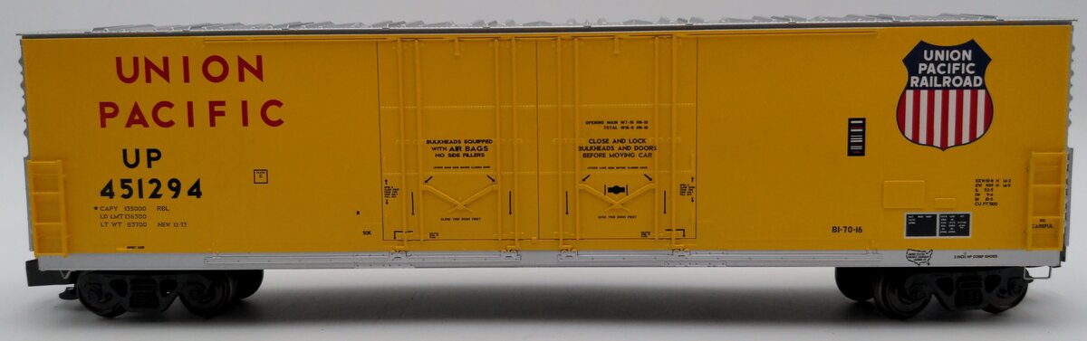 Des Plaines Hobbies SSA18012 S Scale Union Pacific Evans 53' RBL Boxcar #451294 EX/Box