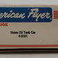 American Flyer 4-9101 S Gauge Union Oil Single Dome Tank Car LN/Box