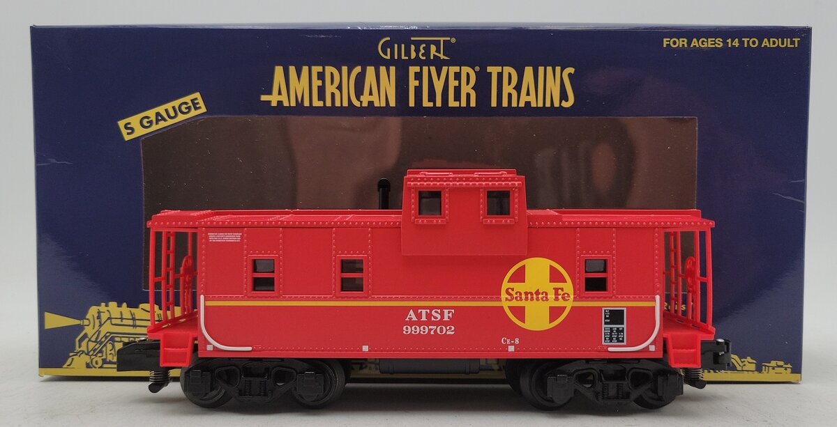American Flyer 6-47981 S Gauge Santa Fe Extended Vision Caboose #999702 LN/Box